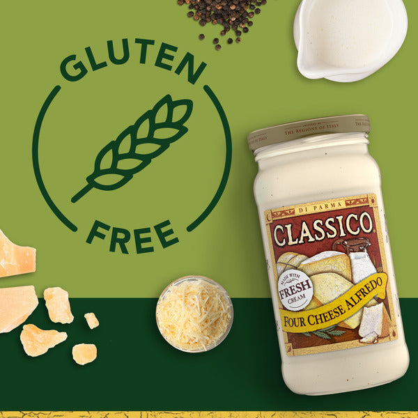 Salsa Alfredo de Cuatro Quesos Classico