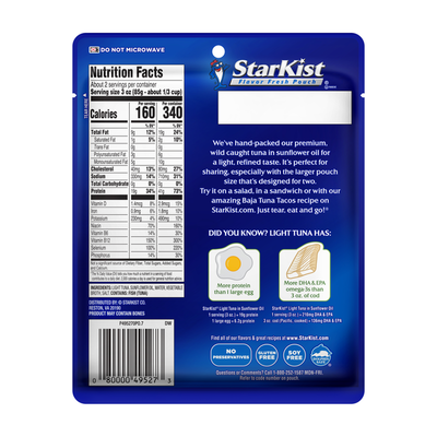 Atún Claro StarKist, Capturado en Libertad - Mariscos Premium