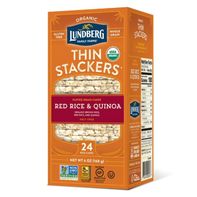 Lundberg Family Farms Organic Thin Stackers, Red Rice