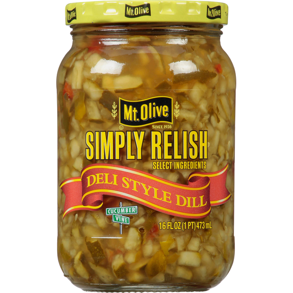 Mt. Olive Simply Relish, estilo deli eneldo