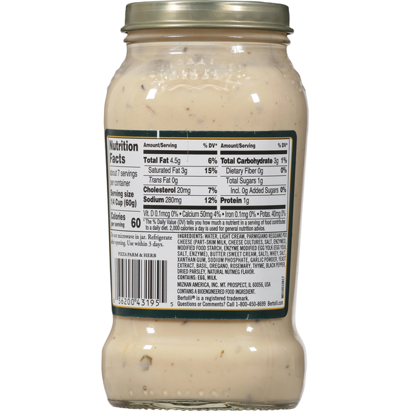 Bertolli Gourmet Pizza Sauce with Aged Parmesan & Italian Herbs