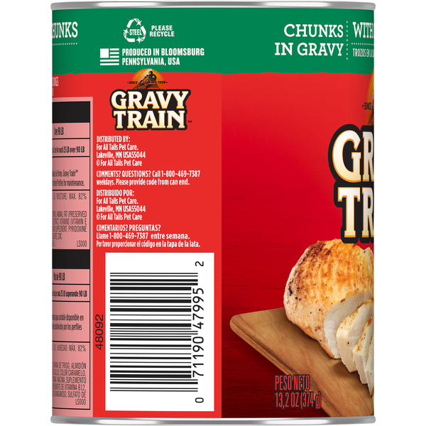 Gravy Train Chunks in Gravy with Chicken for Dogs