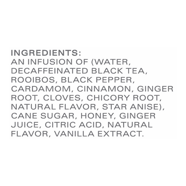 TAZO Decaf Chai Latte Black Tea Concentrate