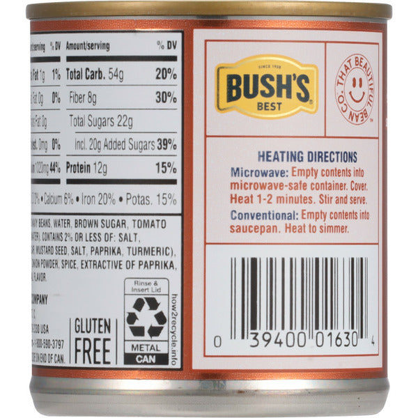Haricots cuits végétariens Bush's Best