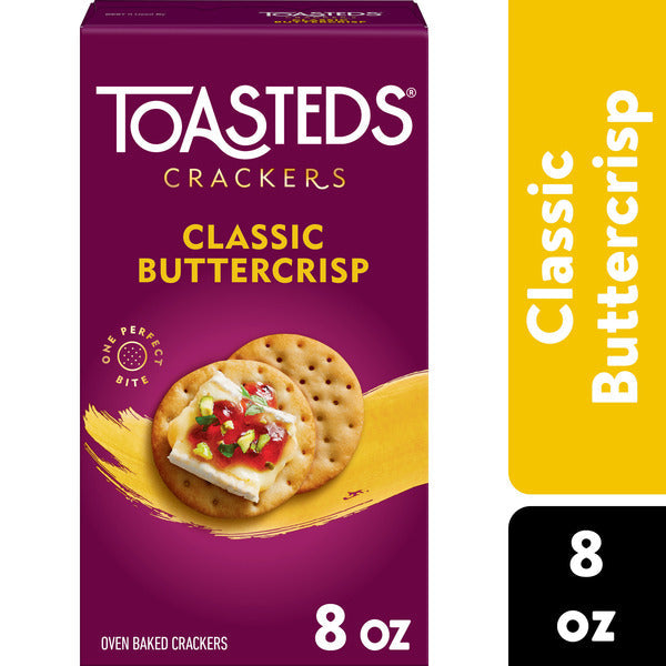 Crackers Buttercrisp Classiques Toasteds - 8 oz