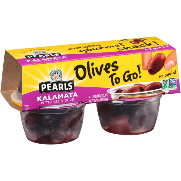 Olives grecques Kalamata dénoyautées Pearls
