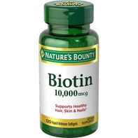 Softgels de liberación rápida de biotina de Nature's Bounty