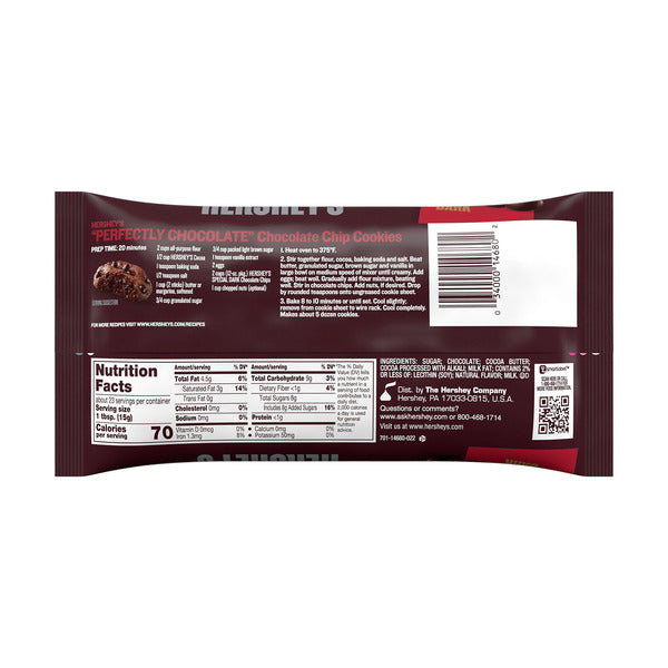 Pépites de chocolat légèrement sucrées Hershey's SPECIAL DARK, 12 oz
