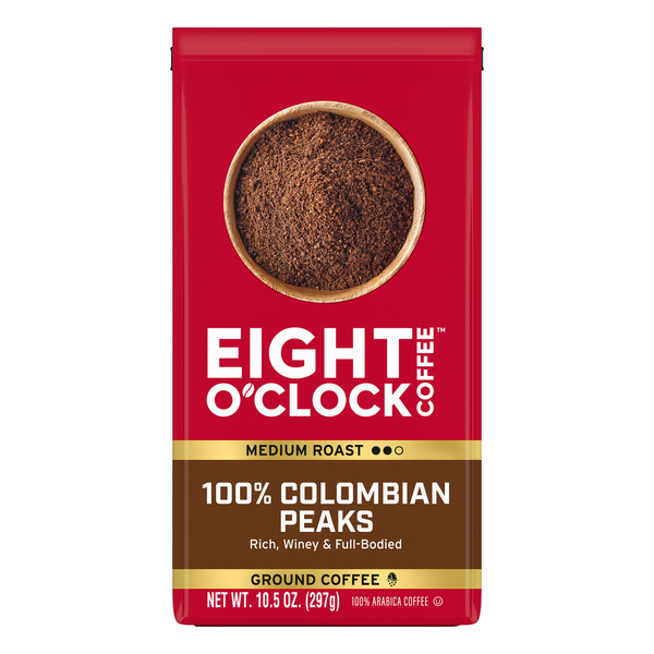 Café moulu Colombian Peak d'Eight O'Clock