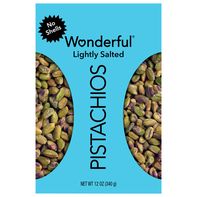 Wonderful No Shells Lightly Salted Pistachios