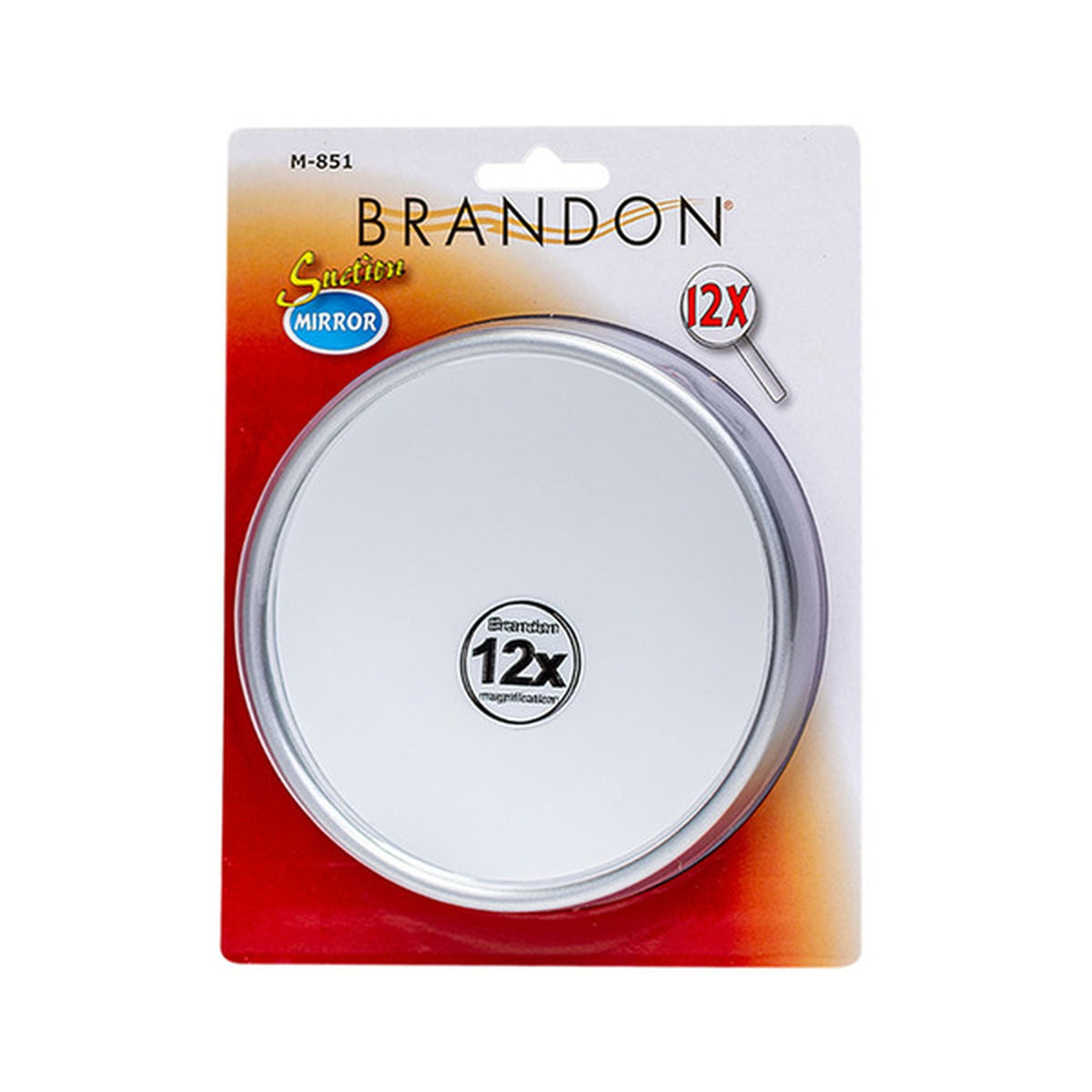 Miroir à Succion Brandon 12x M-851 - Outil de Toilettage Précis