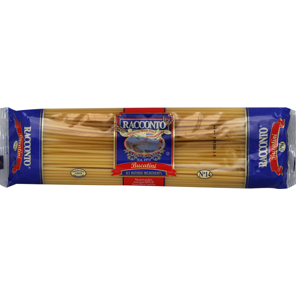 Pasta Bucatini de Racconto Italian Foods