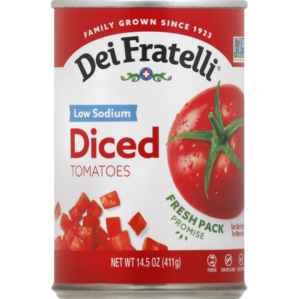 Tomates Diced Low Sodium Dei Fratelli