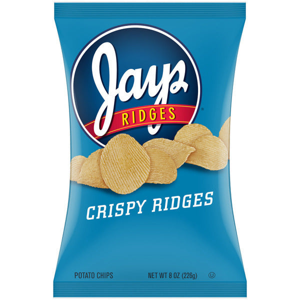 Chips de pomme de terre Crispy Ridges de Jays