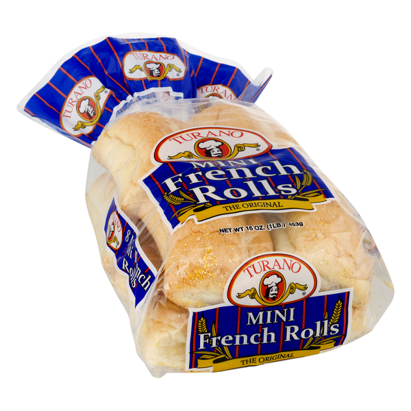 Petits pains français Turano avec charnière