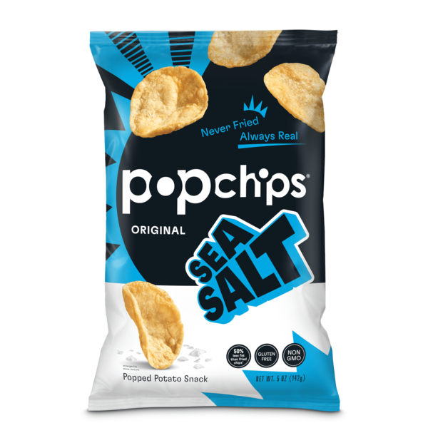 popchips Sea Salt Potato Chips - Gluten-Free Snack
