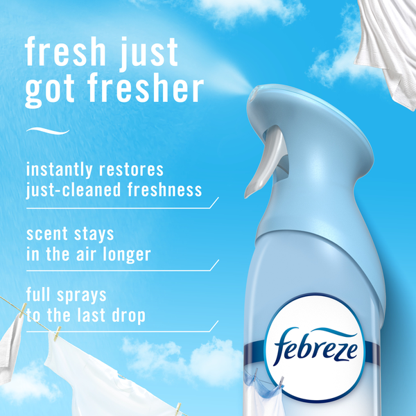 Spray désodorisant Febreze Air Mist - Parfum Lin & Ciel