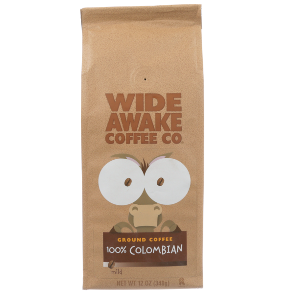Wide Awake Mild 100% Colombian Arabica Ground Coffee