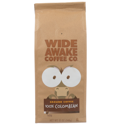 Wide Awake Mild 100% Colombian Arabica Ground Coffee