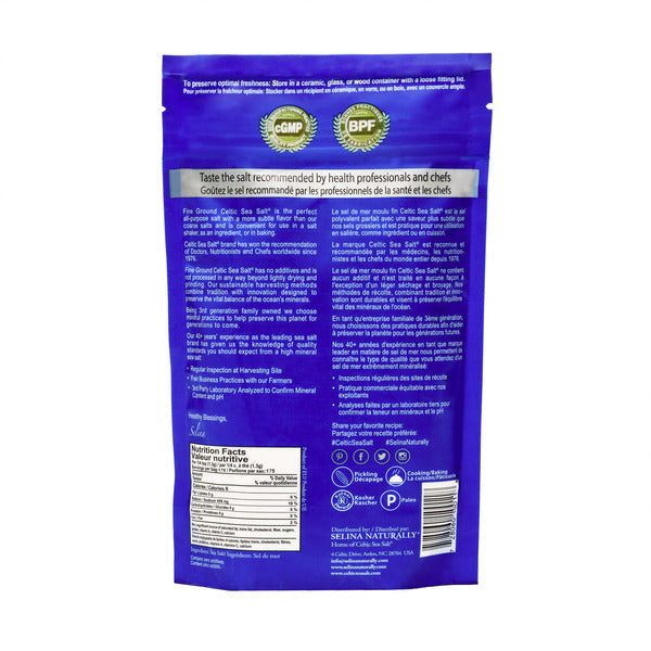 Celtic Sea Salt Fine Ground - Unrefined & Mineral-Rich