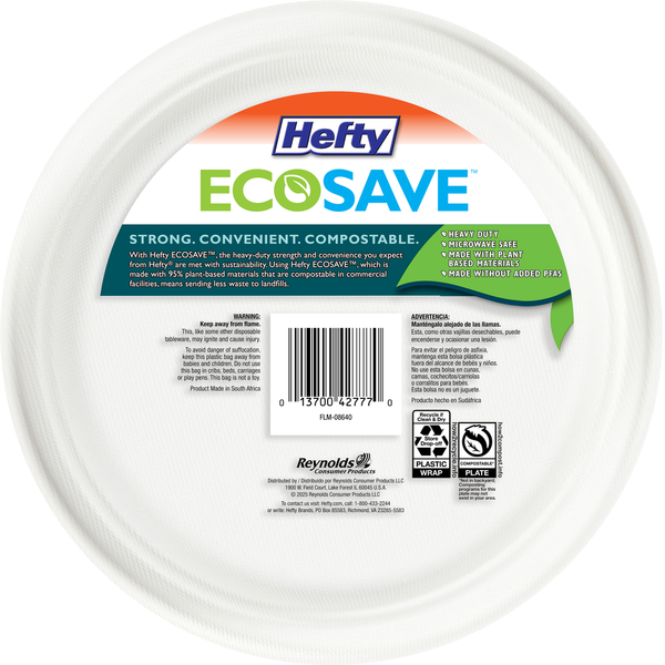 Platos Compostables Hefty
