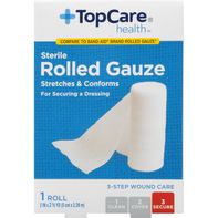 TopCare Sterile Rolled Gauze for Wound Care