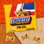 Barres de chocolat SNICKERS au beurre de cacahuète croquant taille fun