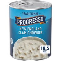 Chowder de palourdes traditionnel de Progresso de la Nouvelle-Angleterre