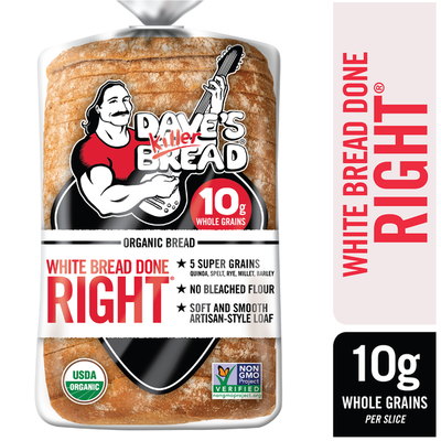 Artisan-Style Organic White Bread - 24 oz Loaf