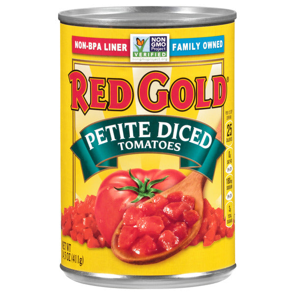 Tomates Diced Petite Red Gold - Calidad Premium