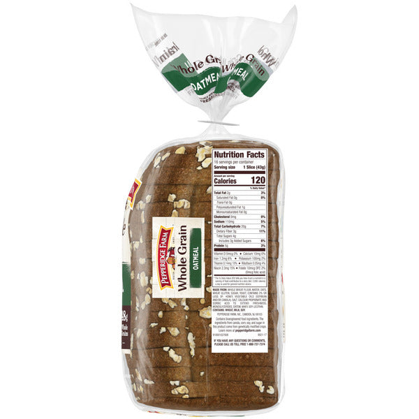 Pepperidge Farm Oatmeal Bread