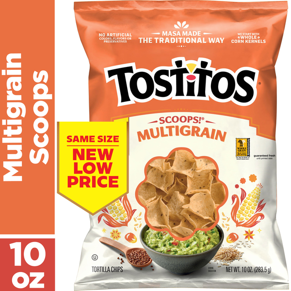 Tostitos Multigrain Tortilla Chips Scoops