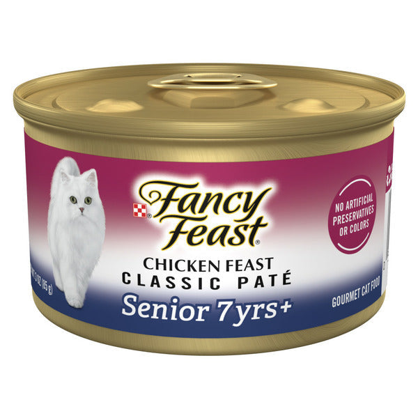 Purina Fancy Feast High Protein Senior Pate Wet Cat Food