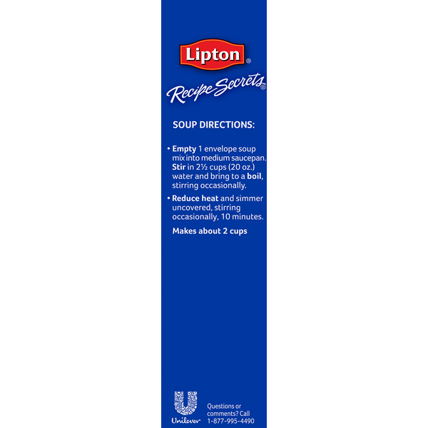 Mélange de soupe et de trempette aux herbes savoureuses et à l'ail Lipton