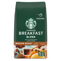 Starbucks Breakfast Blend Medium Roast Ground Coffee