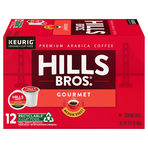 Hills Bros. Premium Arabica Medium Roast K-Cup Pods