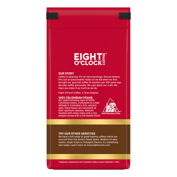 Café en grains Colombian Peaks Eight O’Clock