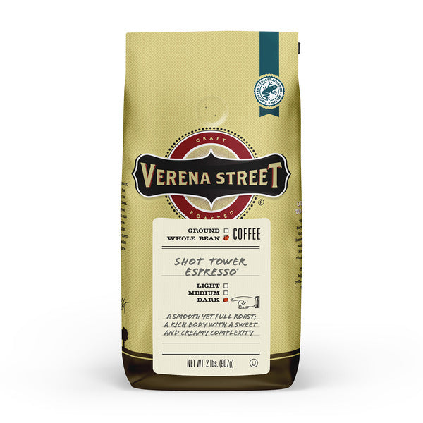 Café en grains Verena Street Coffee Shot Tower Espresso