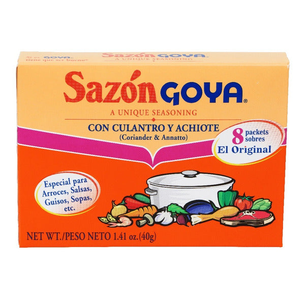 Assaisonnement Goya Sazón avec Coriandre et Annatto