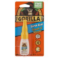 Gorilla Super Glue with Brush & Nozzle