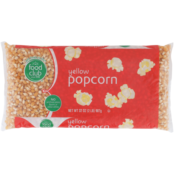 Food Club Yellow Popcorn Kernels