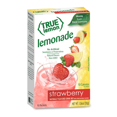 Mezcla de Bebida de Limón y Fresa True Lemon