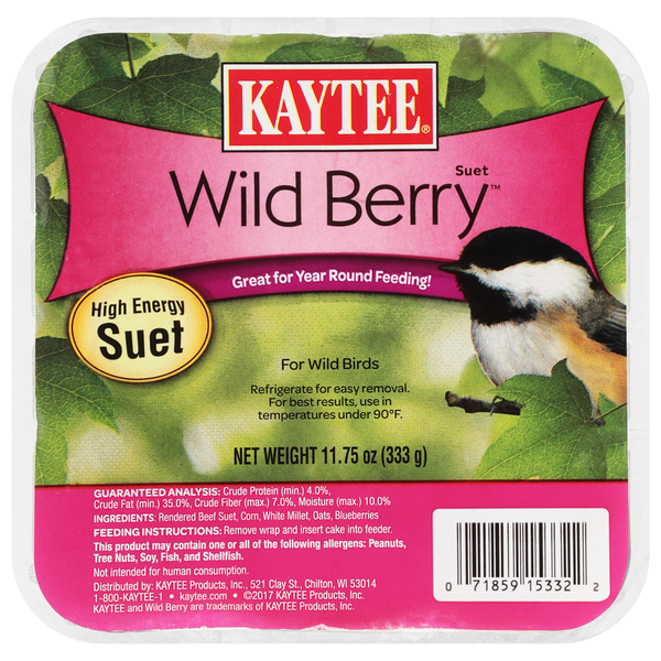 Kaytee Wild Berry Suet for Birds