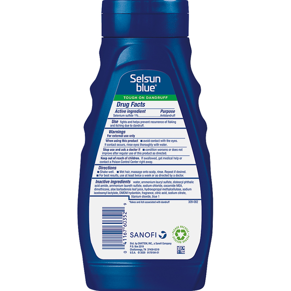 Champú Anticaspa Hidratante Selsun Blue