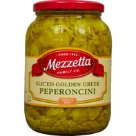 Pimientos Peperoncini Griegos Dorados en Rodajas Mezzetta