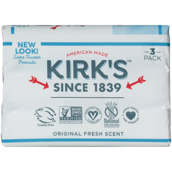 Jabón de Castilla Suave con Fragancia Fresca Original de Kirk