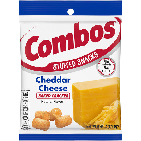 COMBOS Cheddar Cheese Baked Cracker Snacks