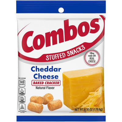 COMBOS Cheddar Cheese Baked Cracker Snacks