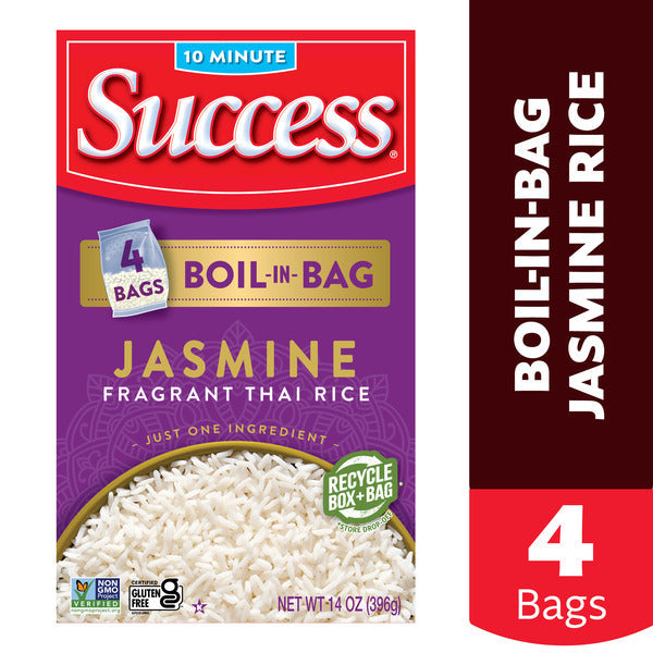 Riz Jasmine Success à Cuisson Rapide en Sac de 10 Minutes