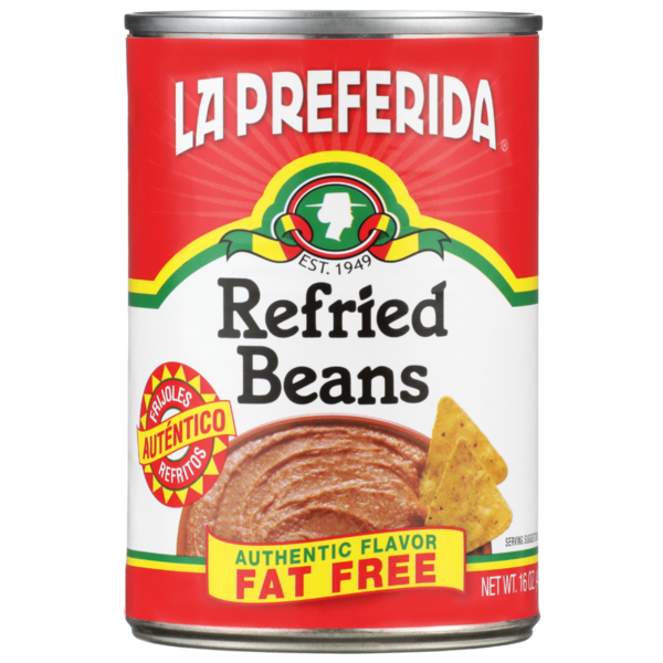 La Preferida Vegan Refried Beans - Fat Free